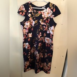 Olivia Matthews Foil Magnolia Dress size XL